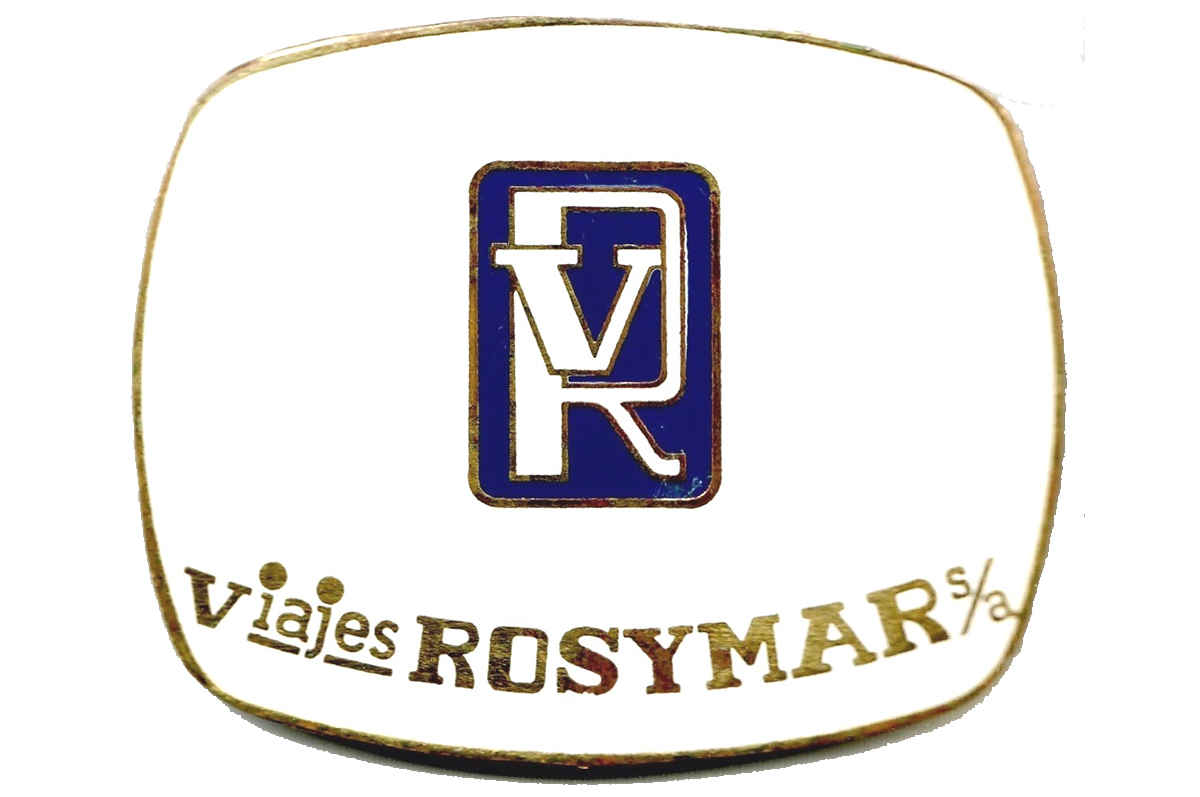 Chapa esmaltada de conductor de autocar en Viajes Rosymar