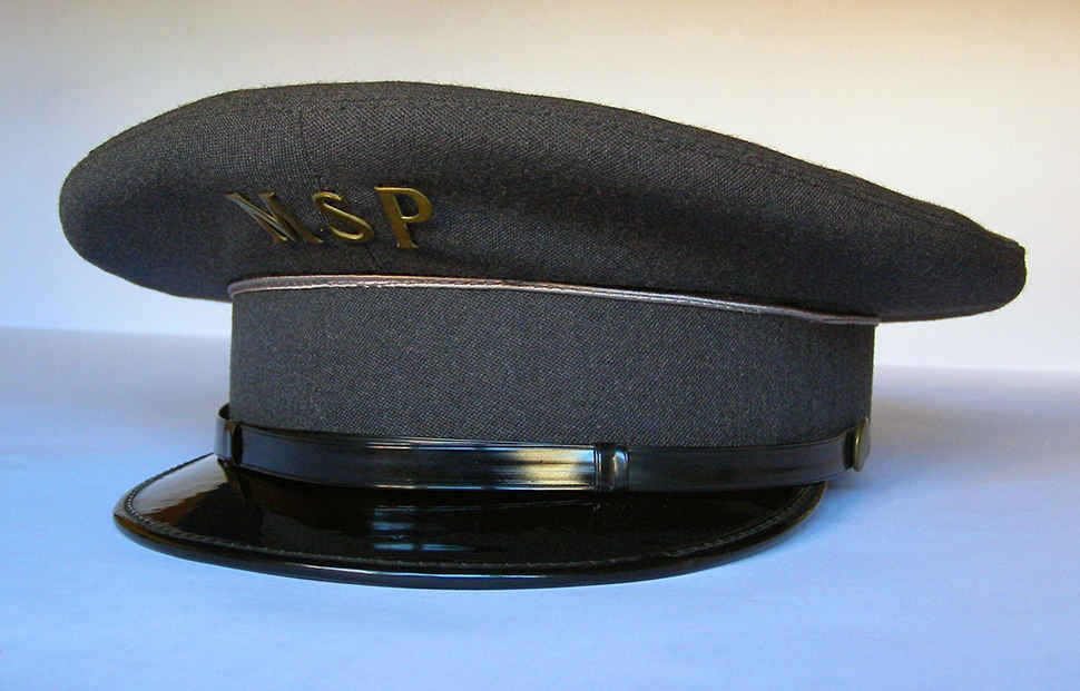 Gorra de jefe de estación del f.c. Ponferrada-Villablino